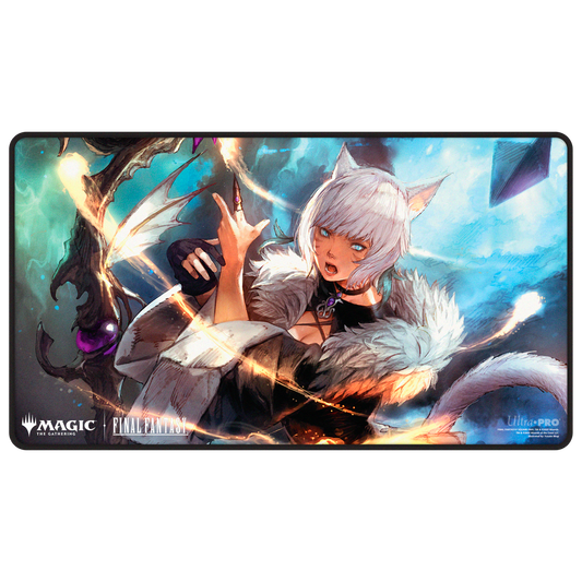 FINAL FANTASY Black Stitched Playmat Premium Z - Y'sholta Rhul