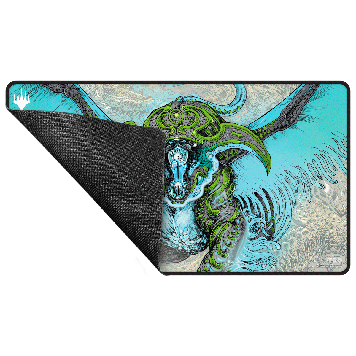 Tarkir: Dragonstorm Black Stitched Playmat Temur