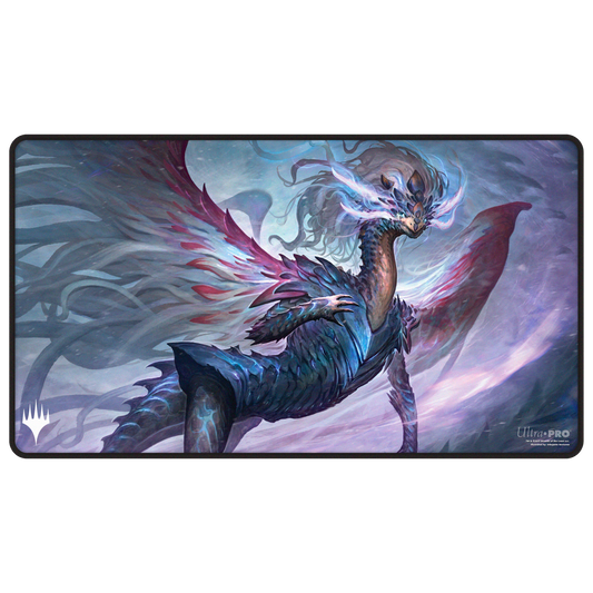 Tarkir: Dragonstorm Black Stitched Playmat Jeskai