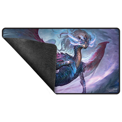 Tarkir: Dragonstorm Black Stitched Playmat Jeskai