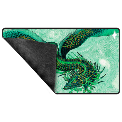 Tarkir: Dragonstorm Black Stitched Playmat Sultai