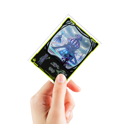 Edge of Eternities 105ct Apex Deck Protector sleeves Blue Mythic