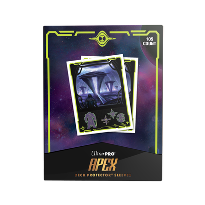 Edge of Eternities 105ct Apex Deck Protector sleeves Black Mythic