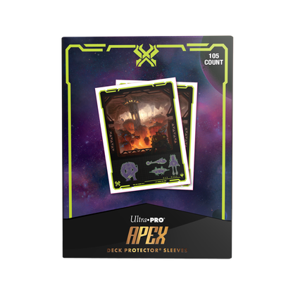 Edge of Eternities 105ct Apex Deck Protector sleeves Red Mythic