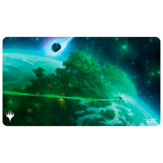 Edge of Eternities Playmat Mythic Land Green