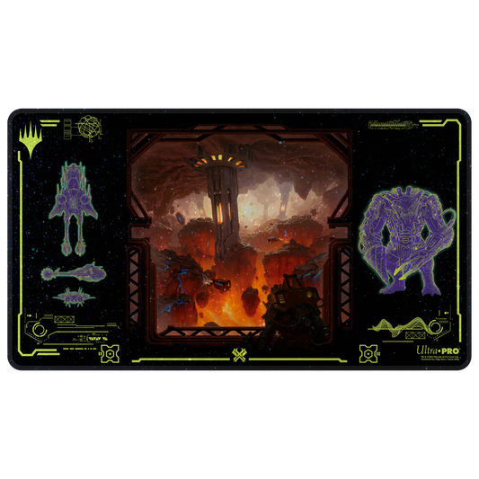 Edge of Eternities Holofoil Playmat Red Mythic
