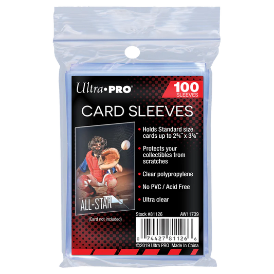 Soft Standard Trading Card Sleeves (100ct)