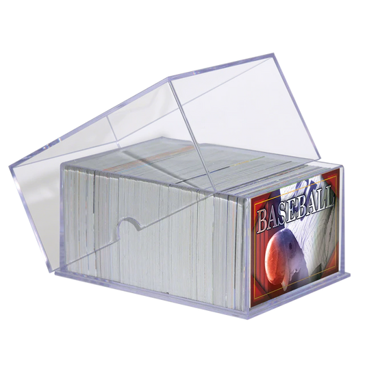 2-Piece Clear 250 Card Storage Box