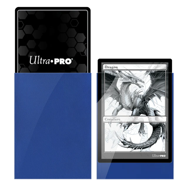 Blue PRO-Gloss Standard Deck Protector Sleeves (100)