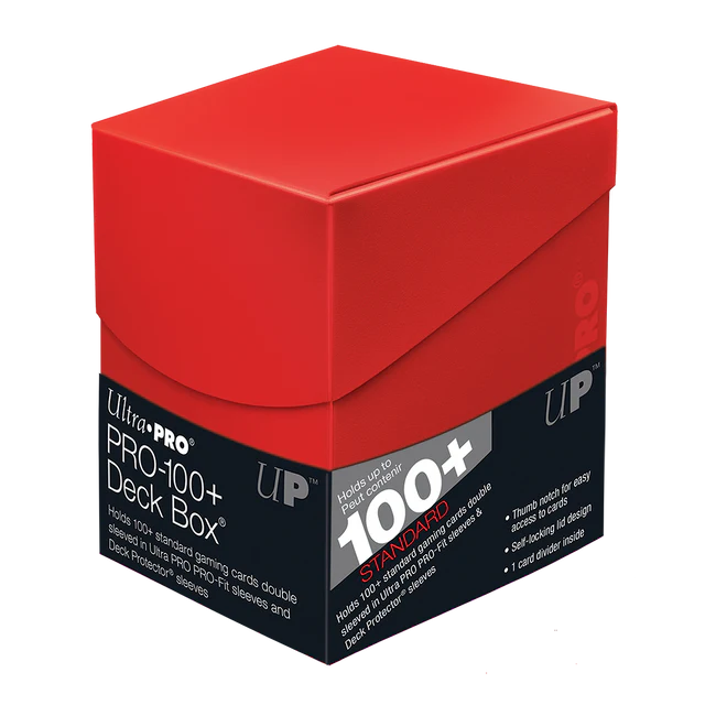 Eclipse Apple Red 100+ Deck Box