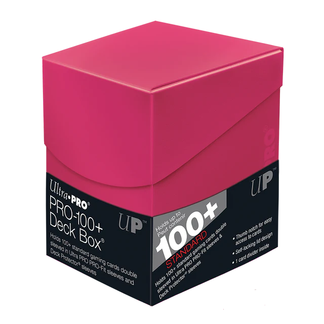 Eclipse Hot Pink 100+ Deck Box