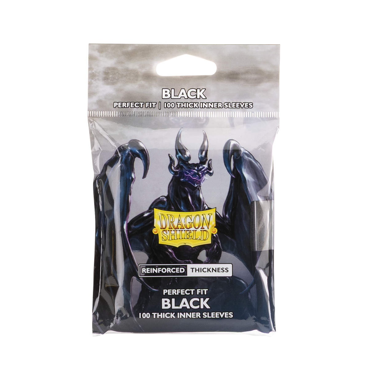 Dragon Shields Perfect Fit: Thick Inner Sleeves - Standard Size  - Black (100)
