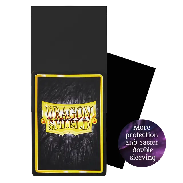 Dragon Shields Perfect Fit: Thick Inner Sleeves - Standard Size  - Black (100)