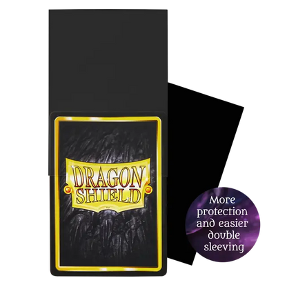 Dragon Shields Perfect Fit: Thick Inner Sleeves - Standard Size  - Black (100)