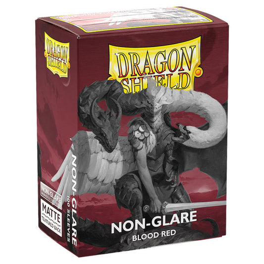 Dragon Shields: Non-Glare Matte Blood Red (100)