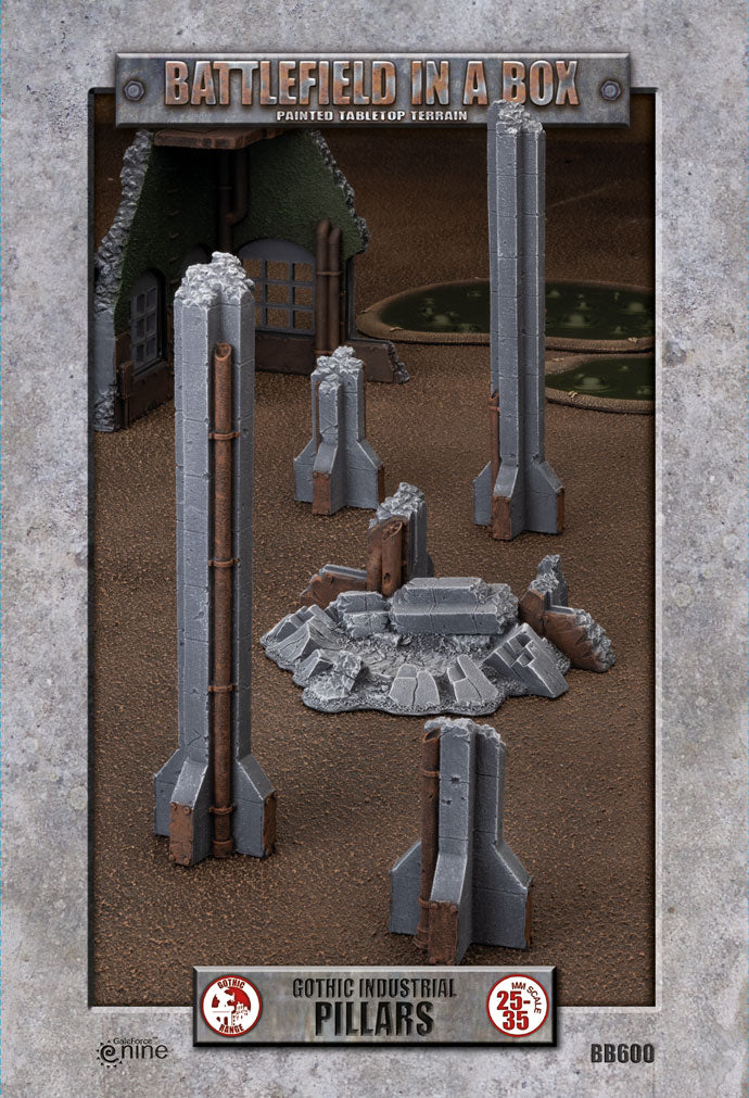 Battlefield in a Box: Gothic Industrial Pillars