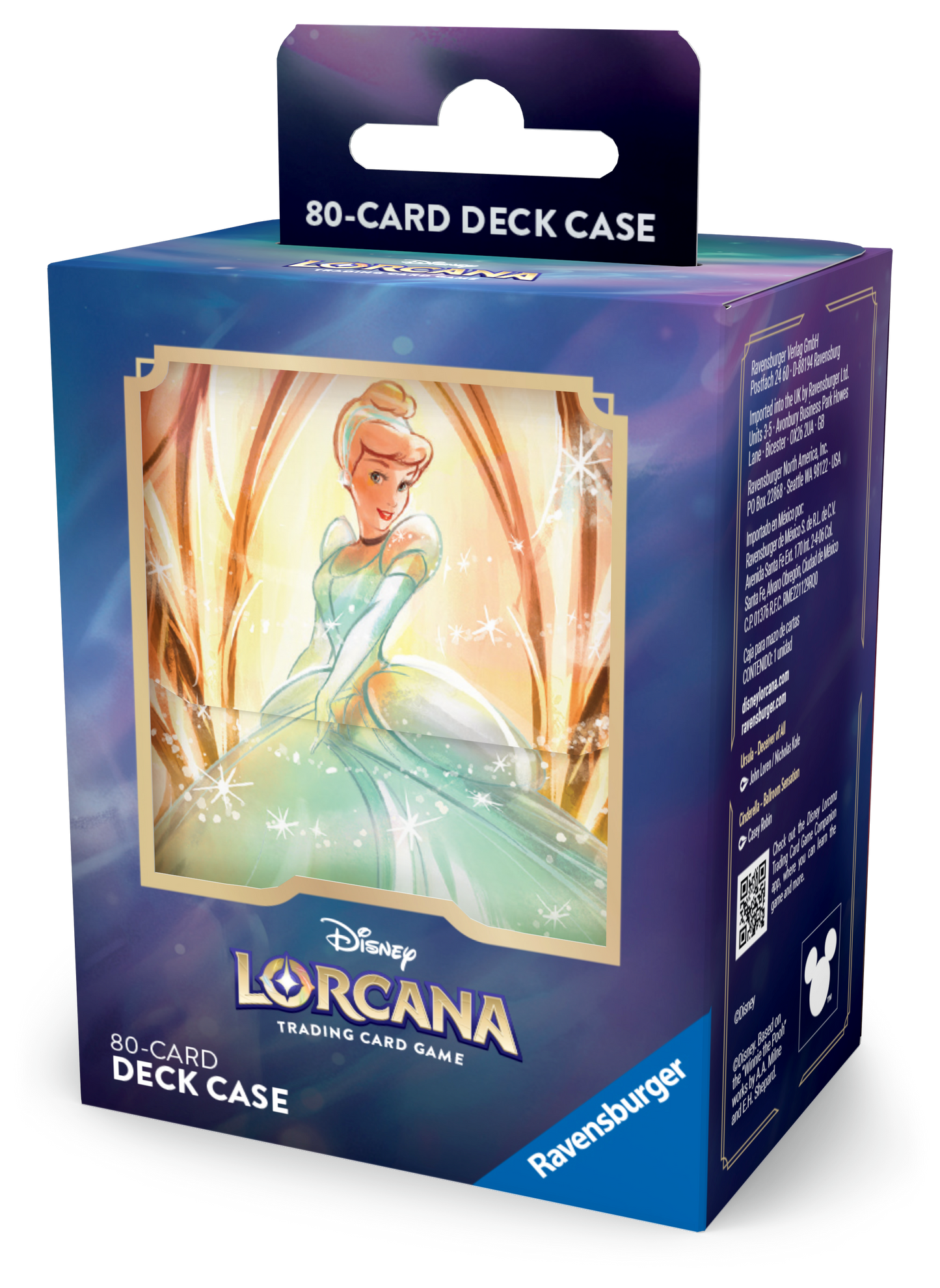 Cinderella Deck Box for Disney Lorcana TCG