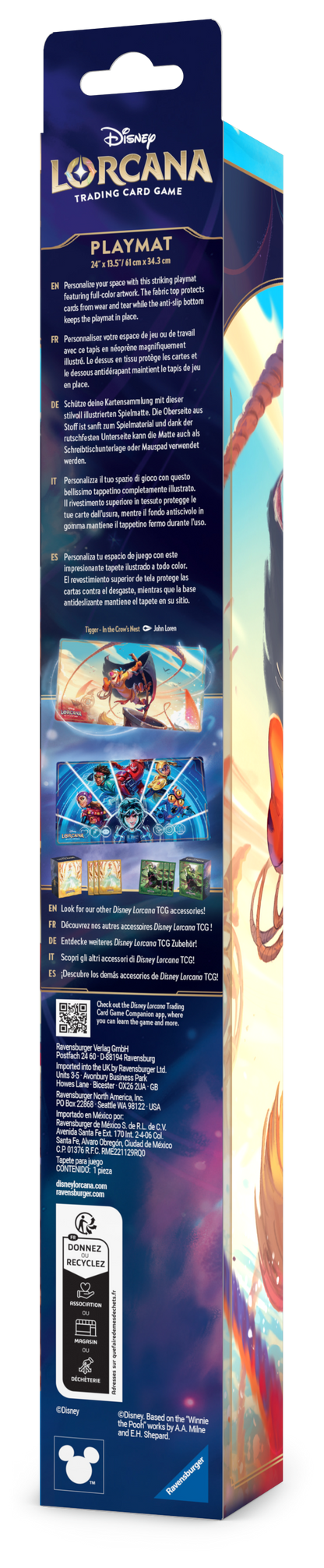 Tigger Playmat for Disney Lorcana TCG