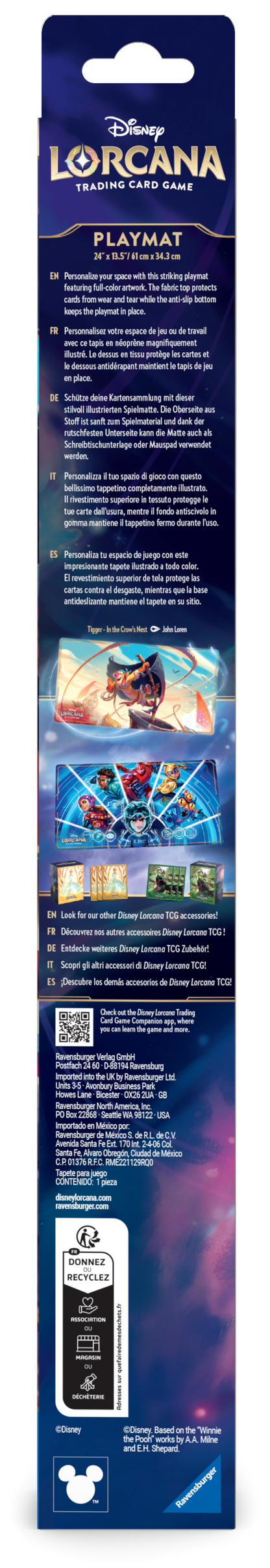 Tigger Playmat for Disney Lorcana TCG