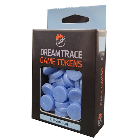 Game Tokens: Icewyrm Blue
