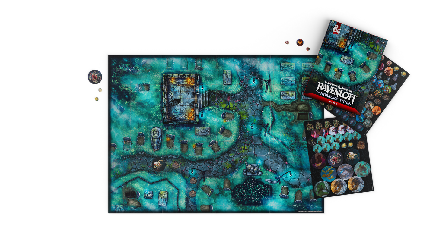 LOCAL PICKUP PREORDER Ravenloft: The Horrors Within - Map Pack