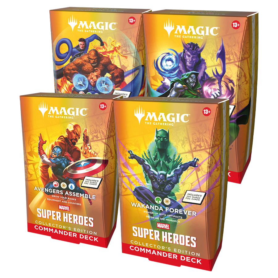 PREORDER LOCAL PICKUP Marvel Super Heroes Commander Decks Collector's Edition Case
