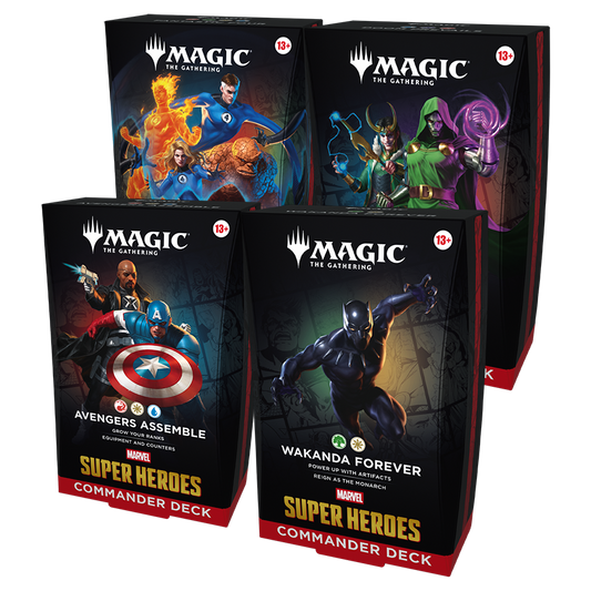 PREORDER LOCAL PICKUP Marvel Super Heroes Commander Deck Case