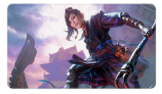Yuriko Stitched Edge Playmat - Commander Series - Release 2 - Allied Color - Q2 2024