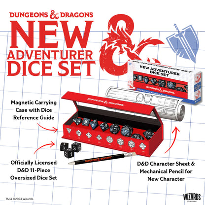 Dungeons & Dragons: New Adventurer Set - Black Dice