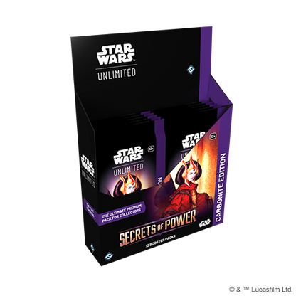 SWU Secrets of Power Carbonite Booster Display