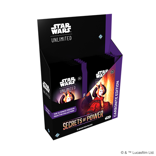 SWU Secrets of Power Carbonite Booster Display