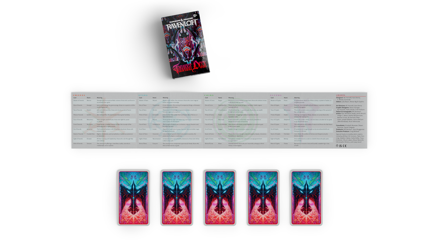 LOCAL PICKUP PREORDER Ravenloft: The Horrors Within - Tarokka Deck (2026 Updated Deck)