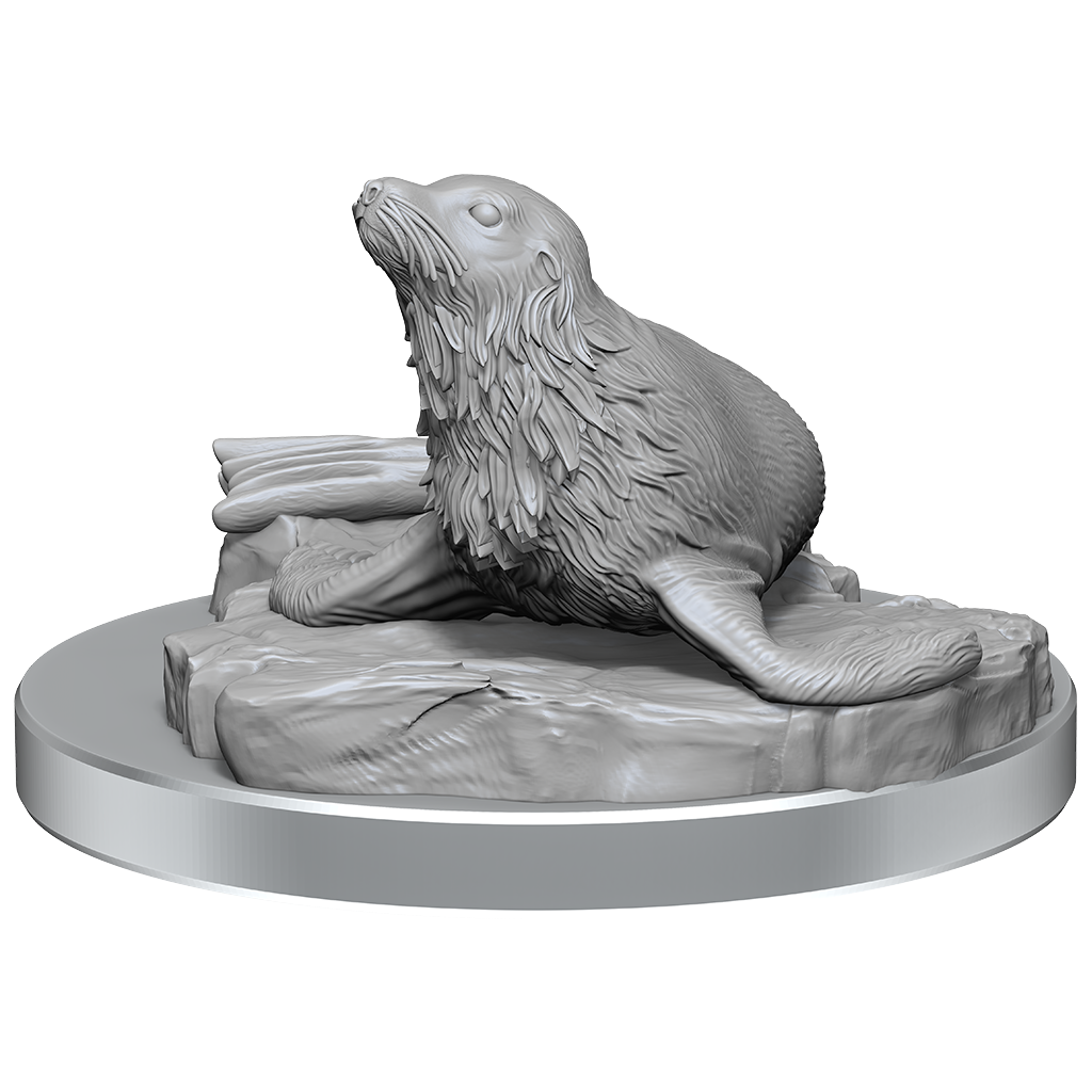 D&D Nolzur's Marvelous Miniatures: Locathah & Seal