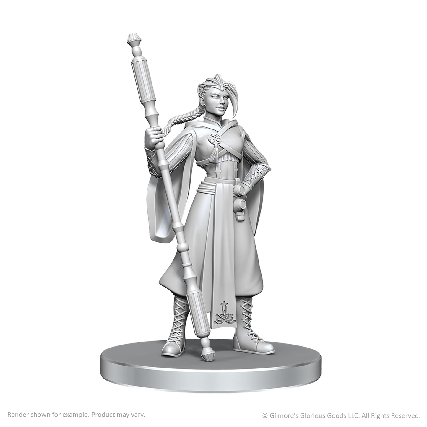 Critical Role Unpainted Miniatures: Beauregard Lionett & Caleb Widogast