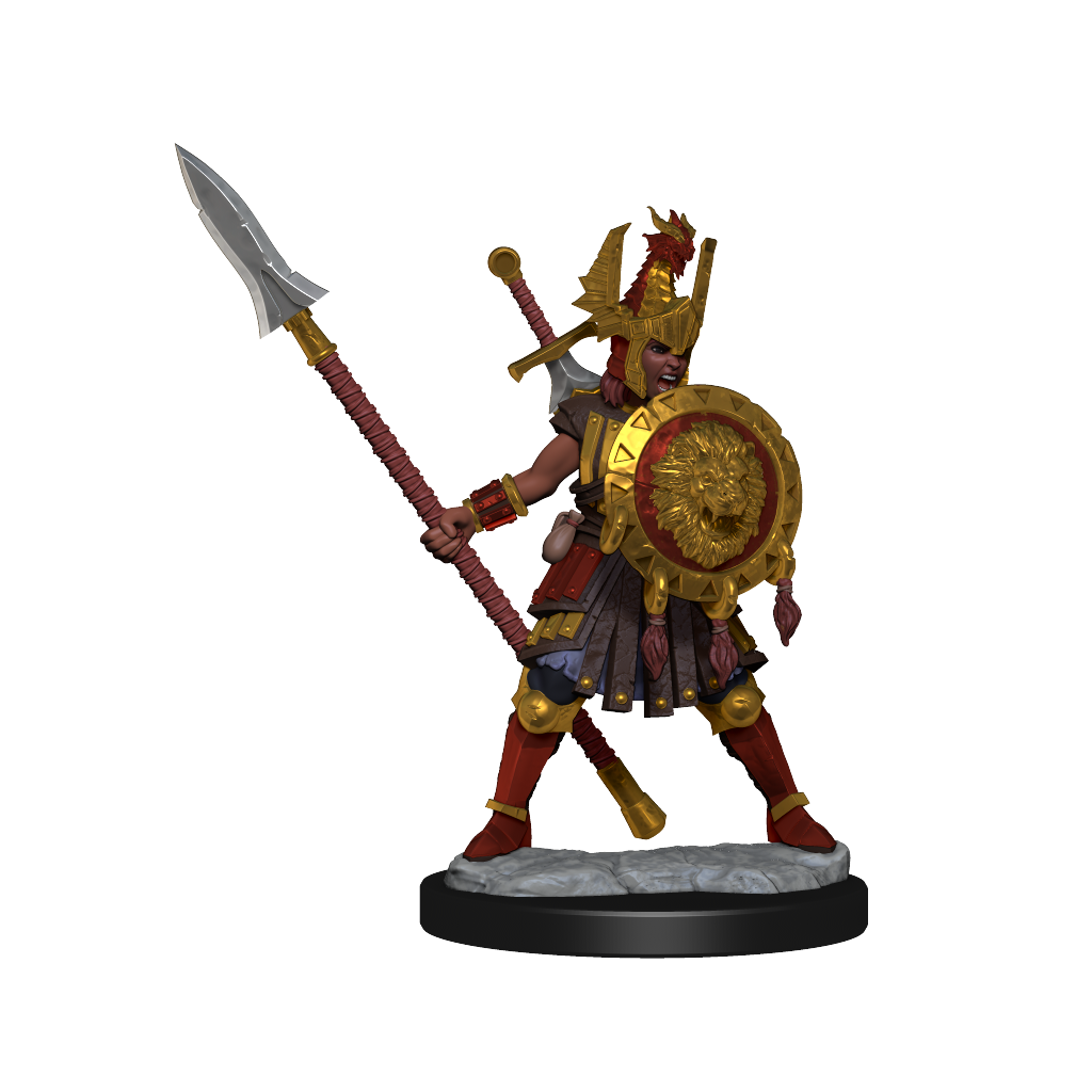 D&D Frameworks: Human Fighter Female