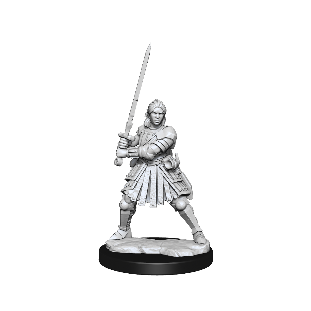 D&D Frameworks: Human Fighter Female