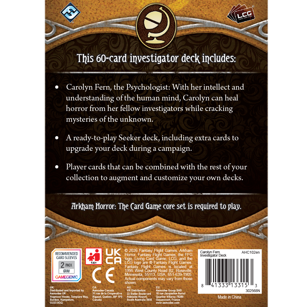 Carolyn Fern Investigator Deck