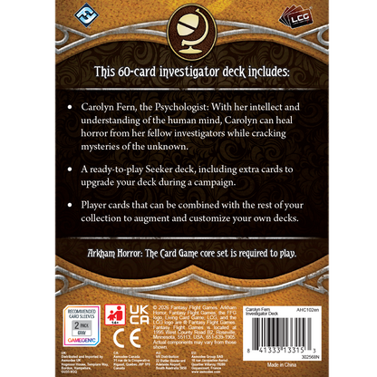 Carolyn Fern Investigator Deck