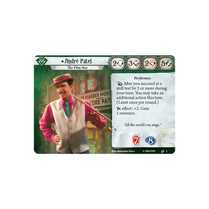 André Patel Investigator Deck