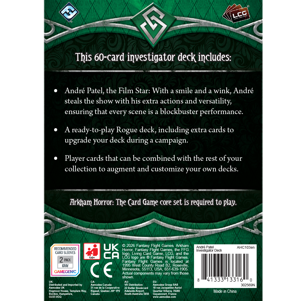 André Patel Investigator Deck