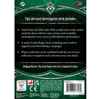 André Patel Investigator Deck