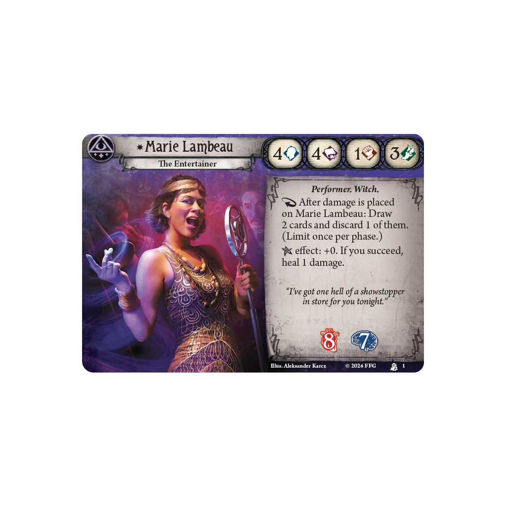 Marie Lambeau Investigator Deck