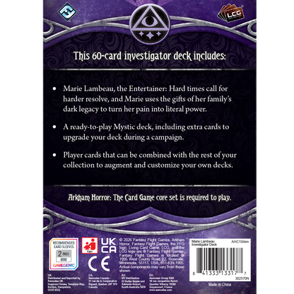Marie Lambeau Investigator Deck