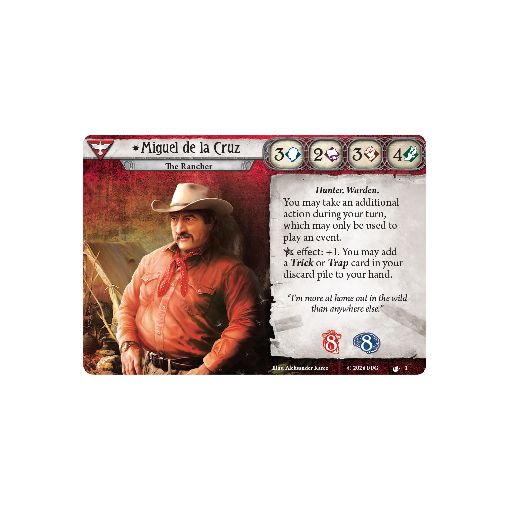 Miguel de la Cruz Investigator Deck