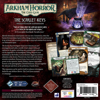 AH LCG: The Scarlet Keys - Investigator Expansion