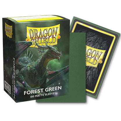 Dragon Shields: Matte Forest Green