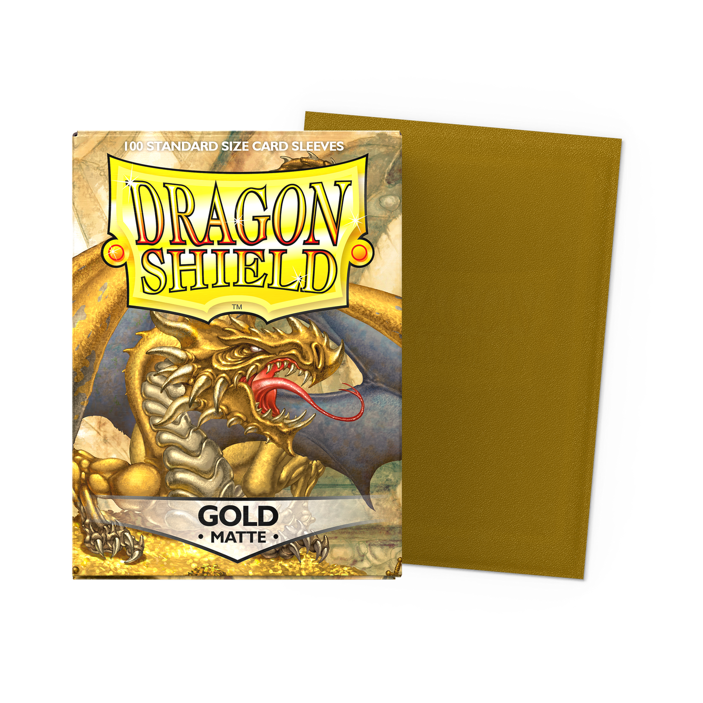 Dragon Shield Sleeves - Matte Gold (100)