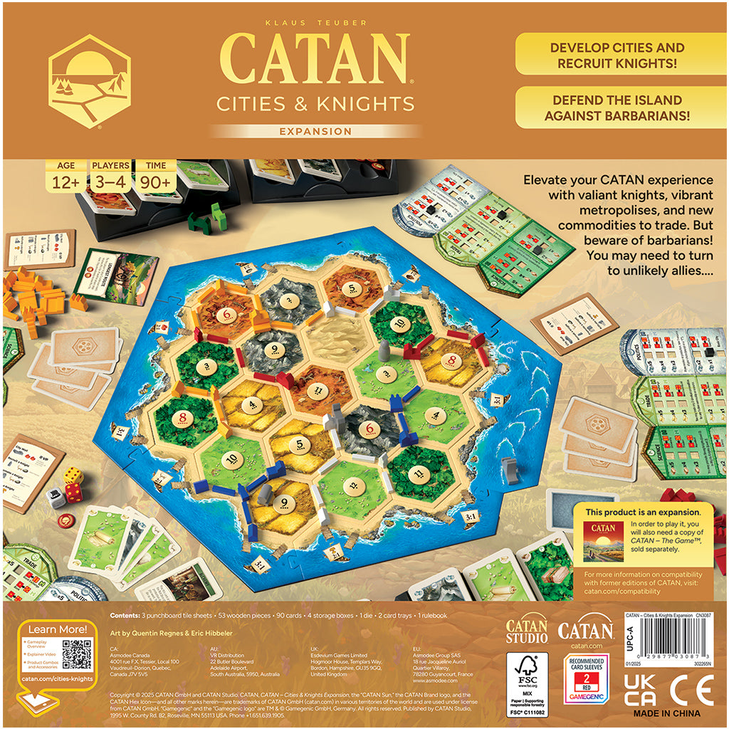 CATAN – Cities & Knights Expansion (2025)