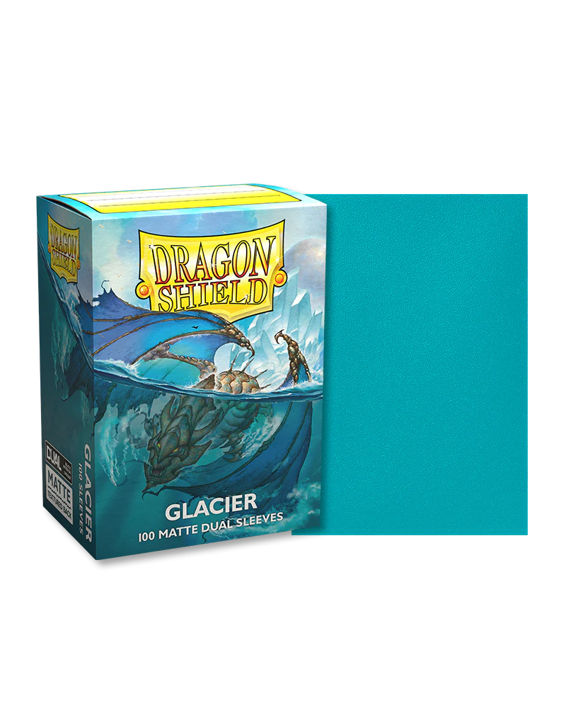 Dragon Shields: Matte Dual - Glacier (100)