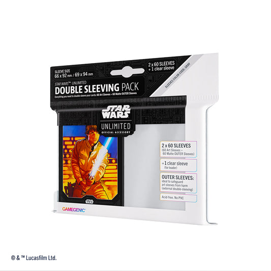 SW Unlimited Art Sleeves Double Sleeving Pack - Luke Skywalker